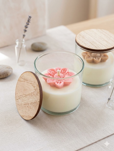 FLOWER - ENVASE CON TAPA