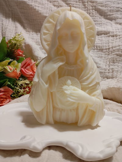 VIRGEN MARIA XL - VELA AROMATICA DE CERA DE SOJA