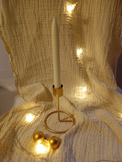 LISA PACK X2 - VELAS PARA CANDELABRO BLANCAS