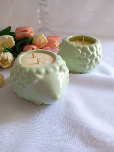 SALE DISCONTINUO! VELA PUERCOESPIN CERAMICA
