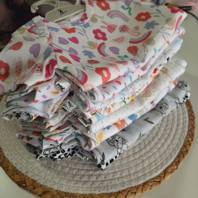 Bodys Mangas cortas T.2 Cuello Americano