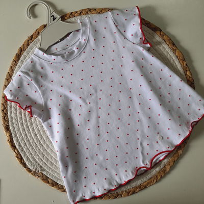 Remera Algodón Estampado T.2,5 y 6