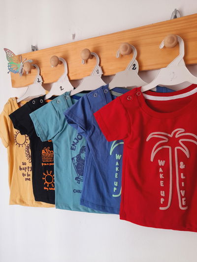 Remeras Lisas T.6 (3 años)