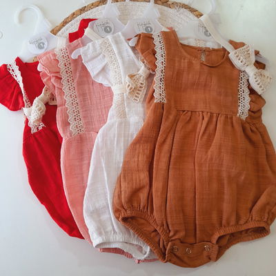 Bodys T.1 con puntilla + Vincha