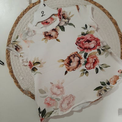 Remera Algodón Estampado T.2 y 4