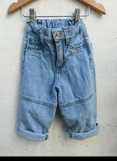 Jeans Baggy Recorte 
