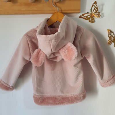 Campera Corderito Rosa viejo t.2 al 6