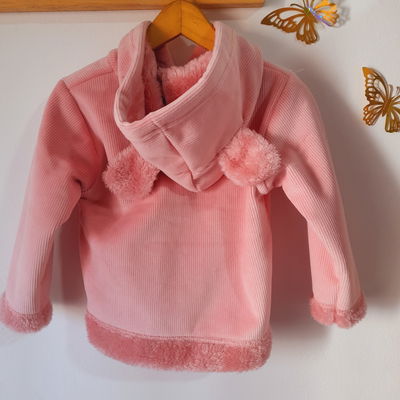 Campera Corderito Rosa t.2 al 6