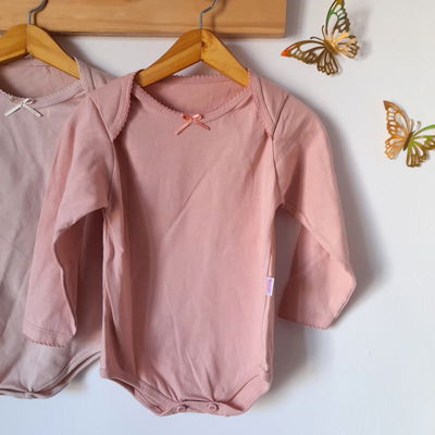 Body Liso Picot ( Rosa Viejo)