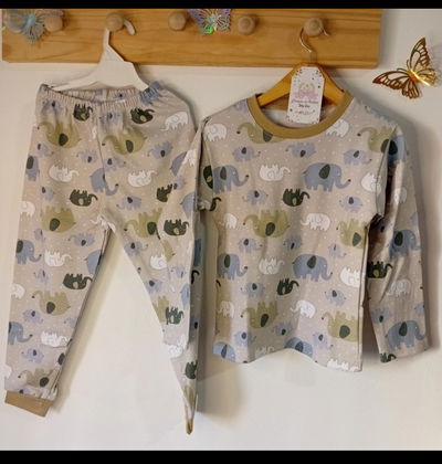 Pijama de algodón 2 piezas 