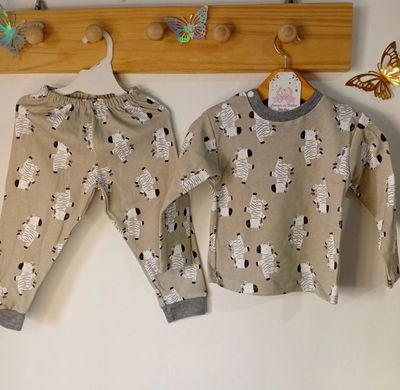 Pijama de algodón 2 piezas 