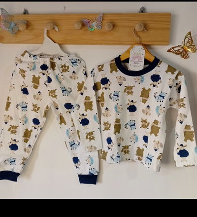 Pijama de algodón 2 piezas 