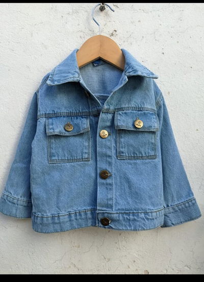 Campera de jean Celeste 