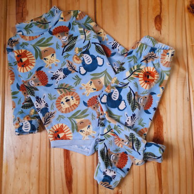 Conjunto Plush Body+ Babucha t.1 al 5