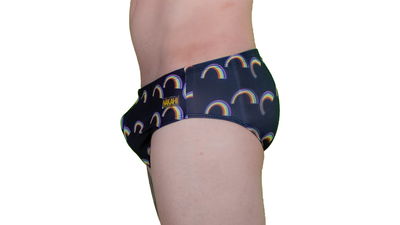 Slip negro con arcoiris