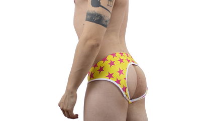 Slip estrellas rosa chicle hole