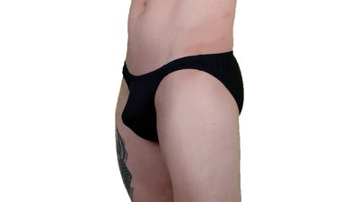 Slip calado negro 