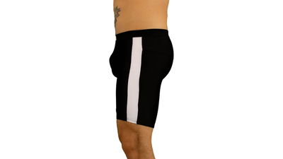 Boxer largo combinado negro y blanco 