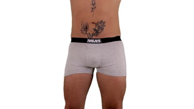 Boxer algodón gris 