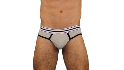 Slip Gris con negro 