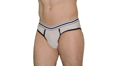 Slip Blanco con negro 