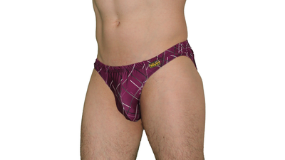 Slip Bordo con Lineas