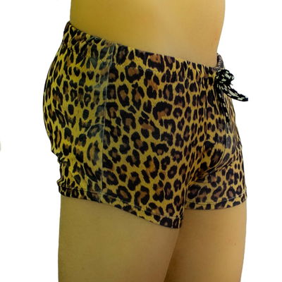 Short animal print de leopardo