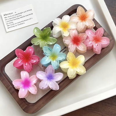 BROCHE FLOR HAWAIANA 8CM BTF100 x1
