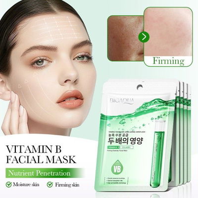 BIOAQUA MASCARILLA FACIAL DE COLAGENO VITAMINA B 33741 X1