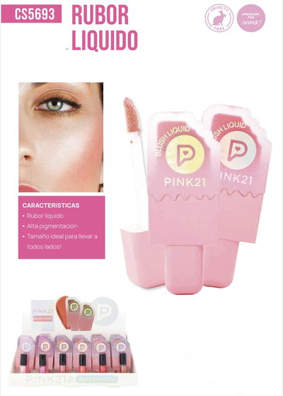 PINK 21 RUBOR LIQUIDO CS5693 X1