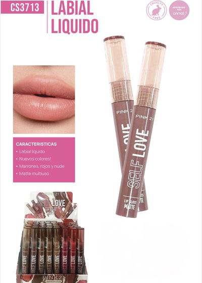 PINK 21 LÍP GLOSS MATTE CS3713 X1