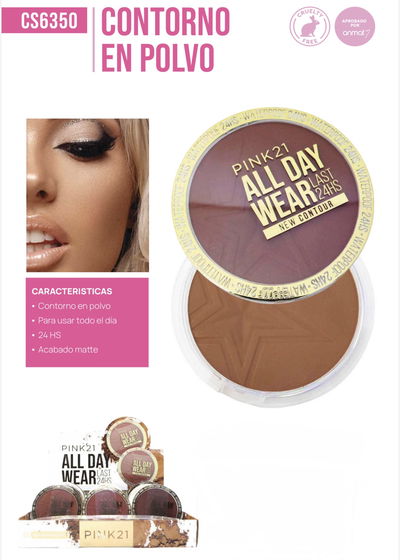PINK 21 CONTORNO EN POLVO CS6350 X1
