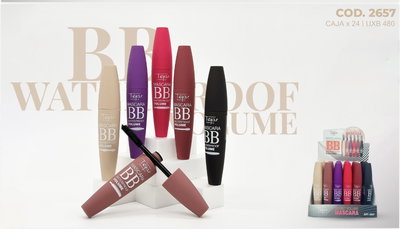 TEJAR MÁSCARA DE PESTAÑAS BB WATERPROOF VOLUME 2657 