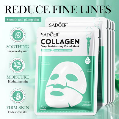 SADOER MASCARILLA FACIAL BIFÁSICA DE COLÁGENO HIDRATANTE 00841 X1