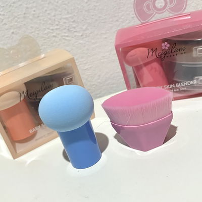 SET BROCHA BASE + ESPONJA HONGUITO MEIGLAM x1