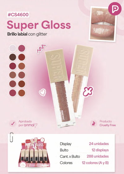 CS4600 PINK 21 LABIAL SUPER GLOSS X1