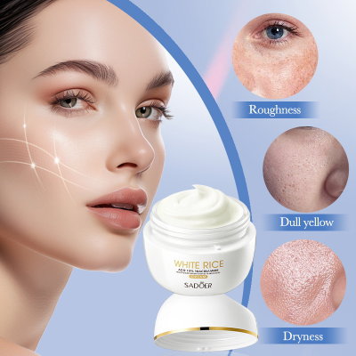 14789 SADOER CREMA FACIAL DE ARROZ BLANCO NIACINAMIDA 50G X1
