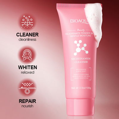 BIOAQUA LIMPIADOR FACIAL HIDRATANTE DE NIACINAMIDA 100G 50595 X1