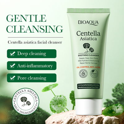 BIOAQUA LIMPIADOR FACIAL HIDRATANTE CENTELLA ASIATICA 100G 12043 X1