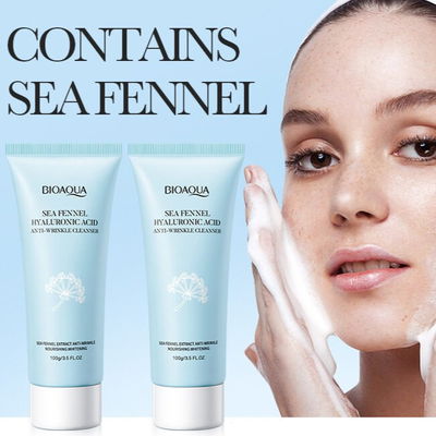 BIOAQUA LIMPIADOR FACIAL ACIDO HIALURONICO DE HINOJO DE MAR 100G 52617 X1
