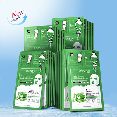 MASCARILLA FACIAL ALOE VERA 3 PASOS BIOAQUA 18236 x1