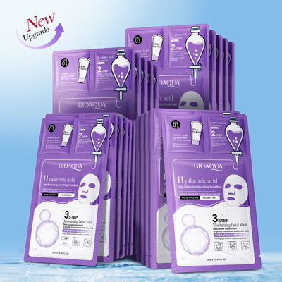 MASCARILLA FACIAL ACIDO HIALURONICO BIOAQUA 3 PASOS 18212 x1