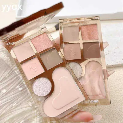 PALETA SOMBRAS X6 TONOS CORAZÓN KAKASHOW C257 x1