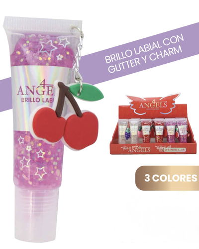 4 ANGELS LIP GLOSS C/DIJE FRUTAL AR1035 x1