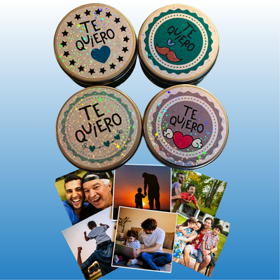 8 fotos imán 7x7 en lata personalizada.