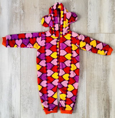 Enterito Mono Polar Soft Corazones de colores