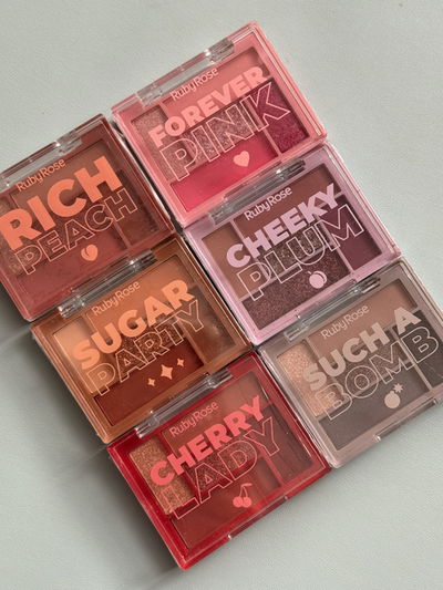Paleta x5 sombras Ruby Rose 