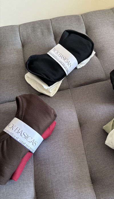 Pack basicas /mangas largas