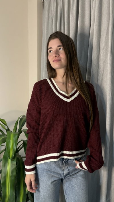 Sweater ~ bordo