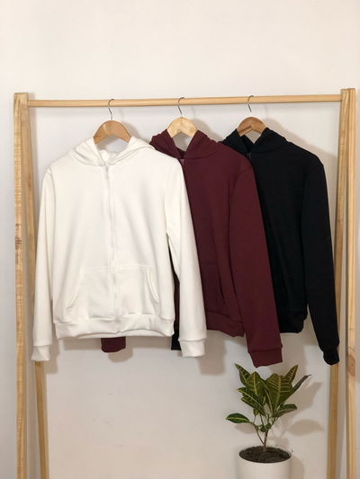 Campera Basica Con Capucha